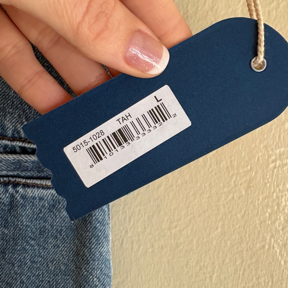 AG Adriano Goldschmied Blue Denim Vest NWT - Picture 8 of 9